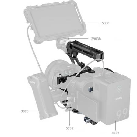 SmallRig 5590 - zestaw, klatka do Sony FX2 + akcesoria, przykład użycia